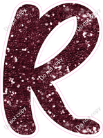 CU 23.5" Individuals - Burgundy Sparkle R