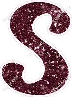 CU 23.5" Individuals - Burgundy Sparkle S