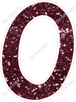 CU 23.5" Individuals - Burgundy Sparkle