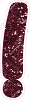 CU 23.5" Individuals - Burgundy Sparkle !