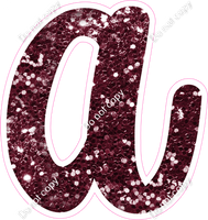 CU 23.5" Individuals - Burgundy Sparkle a