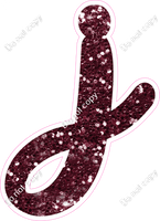 CU 23.5" Individuals - Burgundy Sparkle j