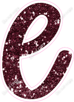 CU 23.5" Individuals - Burgundy Sparkle l