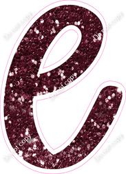 CU 23.5" Individuals - Burgundy Sparkle l