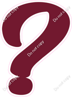 CU 23.5" Individuals - Flat Burgundy ?