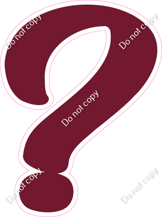 CU 23.5" Individuals - Flat Burgundy ?