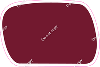 CU 23.5" Individuals - Flat Burgundy Dash