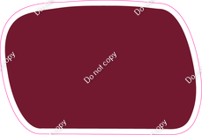 CU 23.5" Individuals - Flat Burgundy Dash