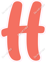 CU 23.5" Individuals - Flat Coral H