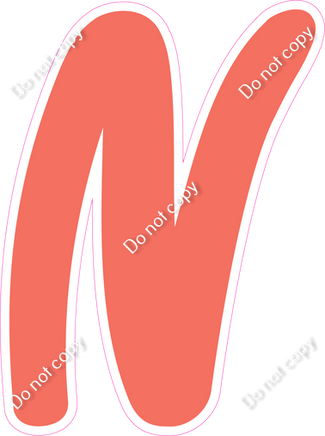CU 23.5" Individuals - Flat Coral N