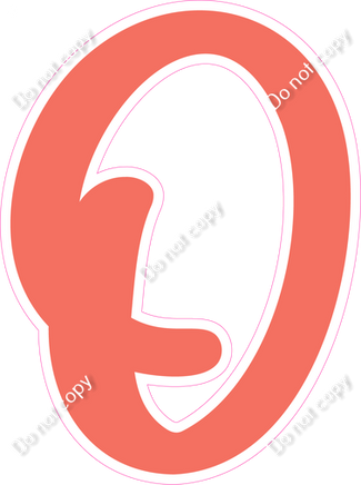 CU 23.5" Individuals - Flat Coral O