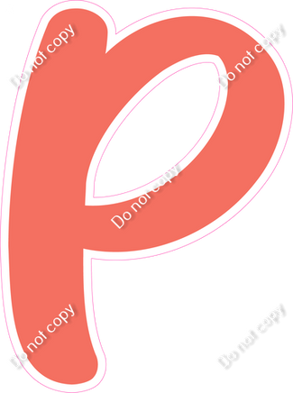 CU 23.5" Individuals - Flat Coral P