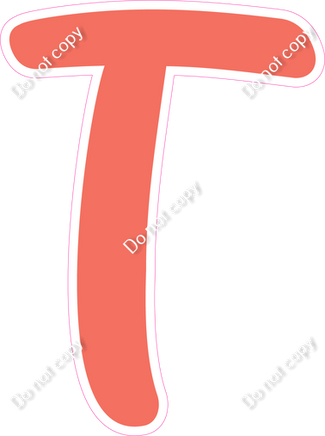 CU 23.5" Individuals - Flat Coral T