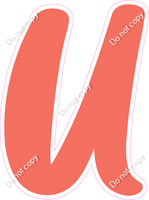 CU 23.5" Individuals - Flat Coral U