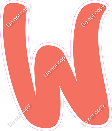 CU 23.5" Individuals - Flat Coral W