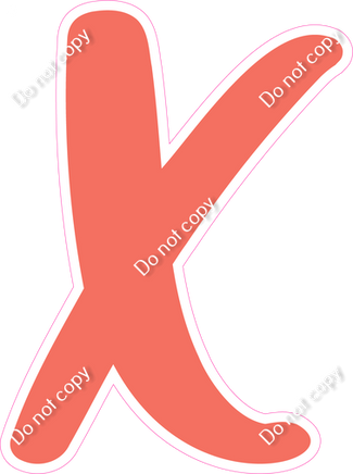 CU 23.5" Individuals - Flat Coral X