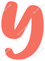 CU 23.5" Individuals - Flat Coral Y