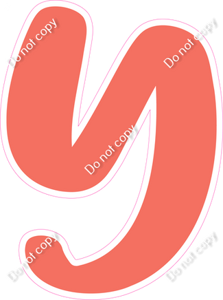 CU 23.5" Individuals - Flat Coral Y