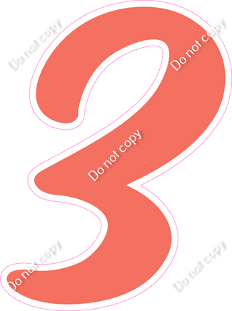 CU 23.5" Individuals - Flat Coral 3