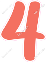 CU 23.5" Individuals - Flat Coral 4