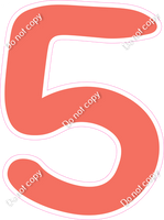 CU 23.5" Individuals - Flat Coral 5