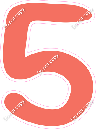 CU 23.5" Individuals - Flat Coral 5