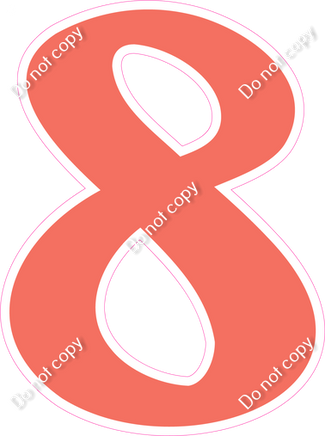 CU 23.5" Individuals - Flat Coral 8