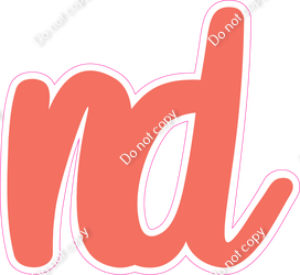 CU 23.5" Individuals - Flat Coral ND