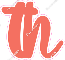 CU 23.5" Individuals - Flat Coral TH