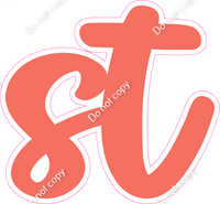 CU 23.5" Individuals - Flat Coral ST