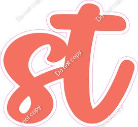 CU 23.5" Individuals - Flat Coral ST