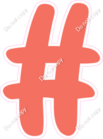 CU 23.5" Individuals - Flat Coral #