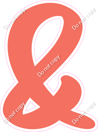 CU 23.5" Individuals - Flat Coral &