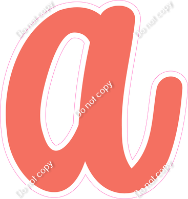 CU 23.5" Individuals - Flat Coral a