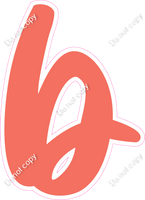 CU 23.5" Individuals - Flat Coral b