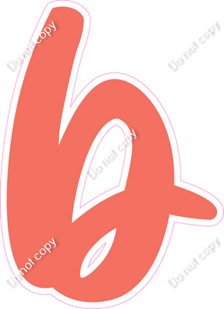 CU 23.5" Individuals - Flat Coral b