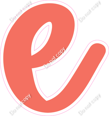 CU 23.5" Individuals - Flat Coral e