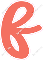 CU 23.5" Individuals - Flat Coral f