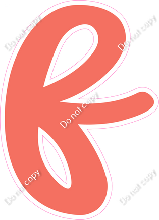 CU 23.5" Individuals - Flat Coral f