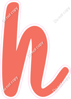 CU 23.5" Individuals - Flat Coral h