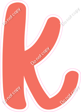 CU 23.5" Individuals - Flat Coral k