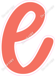 CU 23.5" Individuals - Flat Coral l