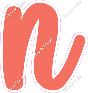 CU 23.5" Individuals - Flat Coral n