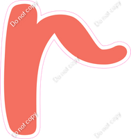 CU 23.5" Individuals - Flat Coral r