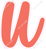 CU 23.5" Individuals - Flat Coral u