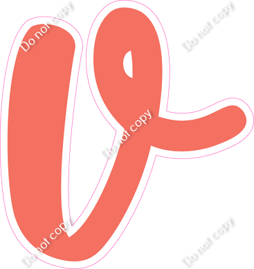 CU 23.5" Individuals - Flat Coral v