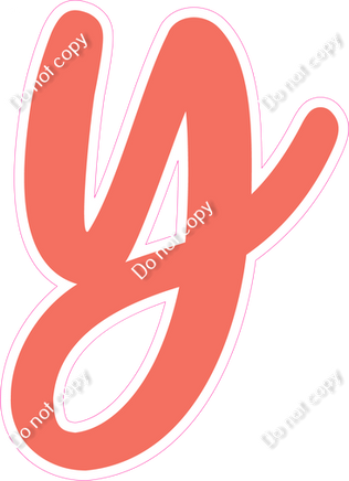 CU 23.5" Individuals - Flat Coral y