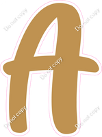 CU 23.5" Individuals - Flat Gold A