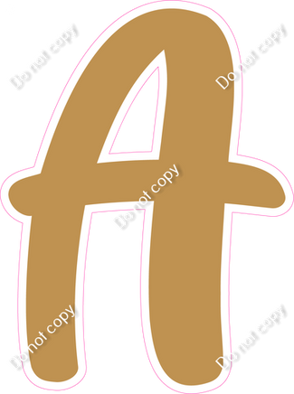 CU 23.5" Individuals - Flat Gold A