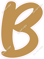 CU 23.5" Individuals - Flat Gold B